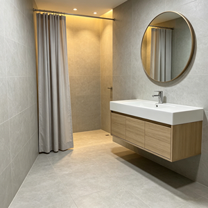 Carrelage en porcelaine 400x400mm 9mm à prix équitable <span class=keywords><strong>pour</strong></span> hôtel, spa, piscine, salle de bain, toilettes, hall et foyer - Product Image 2