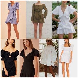 Hot Selling Women's Cotton <b>Suspender</b> <b>Tight</b> Dress Model QZ-040 China Clearance Random Shipment Wholesale Stock Sale Bulk - Product Image 4