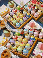 JOJOY Authentische Handgefertigte PVC Blind Box Niedliche Mini Nachmittagstee-Serie Gefrorener Kuchen Ornament Trendige Geschenkidee 1/12 Maßstab Ab 12 Jahren