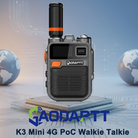 Radio bidirectionnelle 4G PoC GaodaPTT à portée mondiale, avec plateforme à vie, boîtier métallique, fonction Push-to-Talk sur réseau cellulaire, mini-interphone mobile