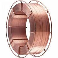 Fil de soudage en cuivre recouvert de CO2, fourni directement par l'usine chinoise, ER70S-6, 0,6 mm, 1,0 mm
