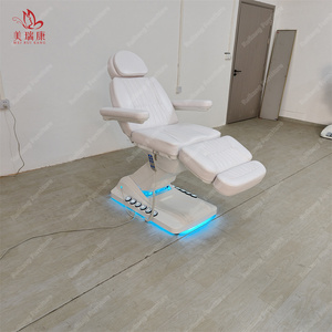 3 Motor elektrik muayene Podiatry sandalye tıbbi estetik dövme tedavisi yüz Spa güzellik yatağı masaj masası - Product Image 6