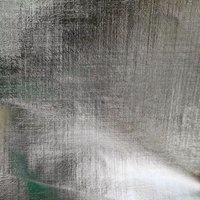 Tissu en microfibre d'aramide aluminisé enduit de qualité supérieure, ignifuge et résistant à la chaleur, pour vêtements de travail de lutte contre les incendies, pompiers