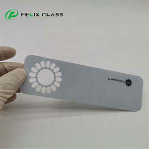 จอแสดงผลอิเล็กทรอนิกส์แบบกระจกนิรภัยสีสันสดใส พิมพ์ซิลค์สกรีน สำหรับทีวี LCD แบบกำหนดเอง ของ FELIX Industrial Solid - Product Image 1