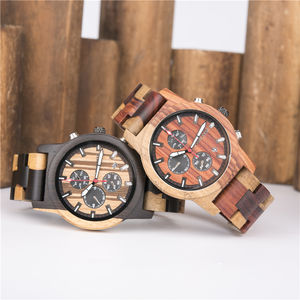 Для <span class=keywords><strong>DODO</strong></span> олень мужские роскошные современные спортивные часы 2020 заказ Выгравированный OEM чехол с деревянной пряжкой дропшиппинг - Product Image 4