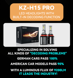 Faro LED H15 100% CANBUS, Luz Alta, 12V, 104W, 9000LM, 6000K, para <span class=keywords><strong>Audi</strong></span> <span class=keywords><strong>A3</strong></span>/Vito/Golf, Plug-and-Play, Certificado IP67 - Product Image 6