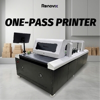 Imprimante numérique à jet d'encre et à bande automatique haute vitesse Renovix, nouvelle génération, encre pigmentée pour l'impression de cartes, sacs en papier et boîtes