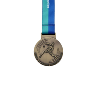 Clé de boxe miraculeuse ruban vierge musculation Pickleball lutte sport personnalisé Jiu Jitsu pas cher fer Football trophées médaille