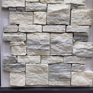 Ngoại thất ốp tường bao gồm Deco đá xi măng xếp chồng lên nhau văn hóa đá thiết kế đồ họa hiện đại tốt tường Ốp trang trí tự nhiên - Product Image 3