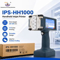 Machine de codage portable IPS-HH1000 pour tuyaux de ciment, impression jet d'encre industrielle extérieure, date, lot, logo