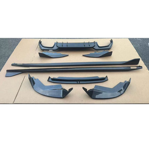 Body Kit Serat Karbon BMW Seri <span class=keywords><strong>3</strong></span> G20 G28 M Sport 2019-2022 <span class=keywords><strong>Model</strong></span> AD, Lip Bumper Depan, <span class=keywords><strong>Diffuser</strong></span> Belakang, Side Skirt - Product Image 1