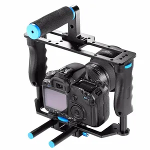 wholesales D221 DSLR Rig Kit With Shoulder Mount+Follow Focus+Matte Box+Camera Cage for 5d Mark Ii 7d DSLR Camera