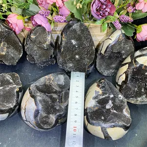 New Arrivals Natural Septarian Decoration Egg Crystal Healing Stone For Decoration