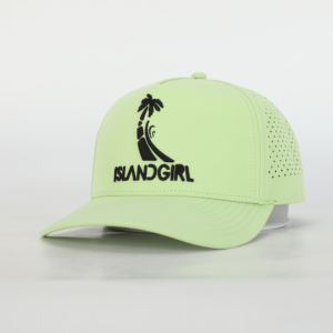 Alta calidad 100% personalizado Puff bordado papá sombreros ajustable 5 paneles corte láser agujero gorra con estilo todos los días sombreros - Product Image 2