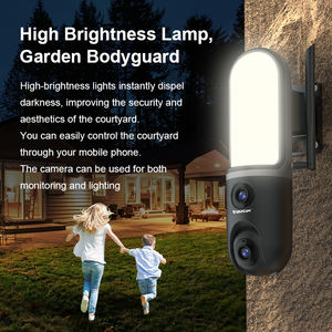 Cámara inteligente para jardín Vstarcam FC4 lente Dual WiFi Coutyard Cámara impermeable Audio bidireccional lámpara de pared reflector Full HD todo el día - Product Image 6