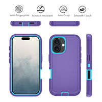 Étuis Defender pour iPhone 16 15 Pro Max 14 13 12 11 Plus Clip de ceinture Couverture arrière pour le sport