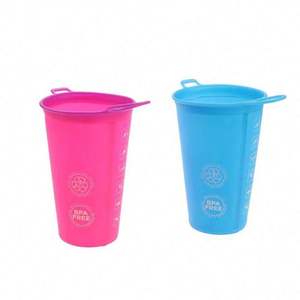 FREE SAMPLE Sporting Hiking Swimming Running Marathon Custom Logo TPU Water <b>Cup</b> 200Ml 250Ml Bpa Free Soft TPU <b>Cup</b> - Product Image 5