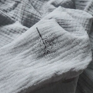 Colorido 100% algodón doble gasa tela estampada suave doble capa tela para ropa - Product Image 4