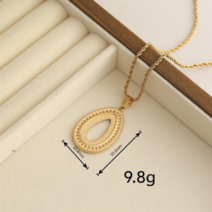 Collier <span class=keywords><strong>en</strong></span> acier inoxydable avec pendentif étoile de mer et chaîne <span class=keywords><strong>en</strong></span> corde, anti-ternissement, hypoallergénique, pour l'extérieur - Product Image 4