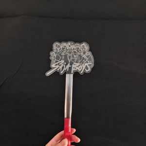 Kpop <span class=keywords><strong>Demon</strong></span> Hunters NUOVI ARRIVI Bastoncini LED Luminosi Huntrix in Acrilico, Accessori per Feste di Halloween, Consegna Rapida, Saja Boys Fan Made Personalizzati - Product Image 3