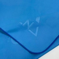 Quick Dry Embossed Microfibre Beach Towel 80x130cm with Elastic Strap, Opp Bag, Sand Resistant Private Label Supplier
