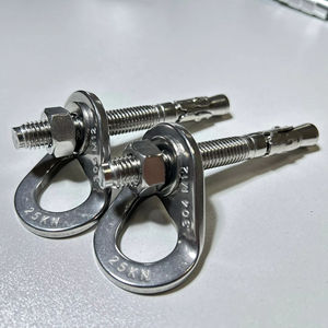 L'ensemble de boulons d'ancrage d'escalade comprend des boulons d'expansion et des plaques de suspension Ancre de suspension durable en acier inoxydable 25KN pour l'extérieur - Product Image 1