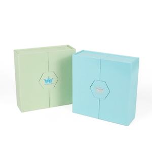 Caja de Embalaje con Logotipo Personalizado, Ecológica, Biodegradable, Diseño Especial, Magnética, de Doble Apertura, para Cosméticos y Perfumes - Product Image 3