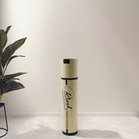 Boîte cylindrique en papier personnalisée pour parapluie, tube en kraft minimaliste industriel pour l'emballage de vêtements et de textiles, vente en gros