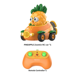 Voiture télécommandée Flytec Y02 en forme d'ananas, 2,4 G, 4 canaux, rotation à 360°, lumière LED, mini véhicule RC de dessin animé pour enfants - Product Image 5