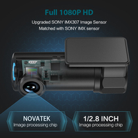 Junsun — caméra de tableau de bord DVR, Dashcam, enregistreur de conduite, capteur G, 1080P HD, WiFi, caméra vidéo pour voiture, boîte noire