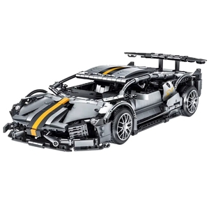 MORK 023015 1:14 <strong>Bat</strong> Car Vehicle MOC Assembly <strong>Brick</strong> DIY Toys Super Speed Model for Kids Gift Building Blocks Set - Product Image 4