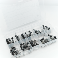 Kit d'assortiment de transistors TO-92, 200 pièces, 10 valeurs NPN PNP BC327 BC337 2N2222 S8050 S8550 A1015 C1815 pour projets électroniques de bricolage