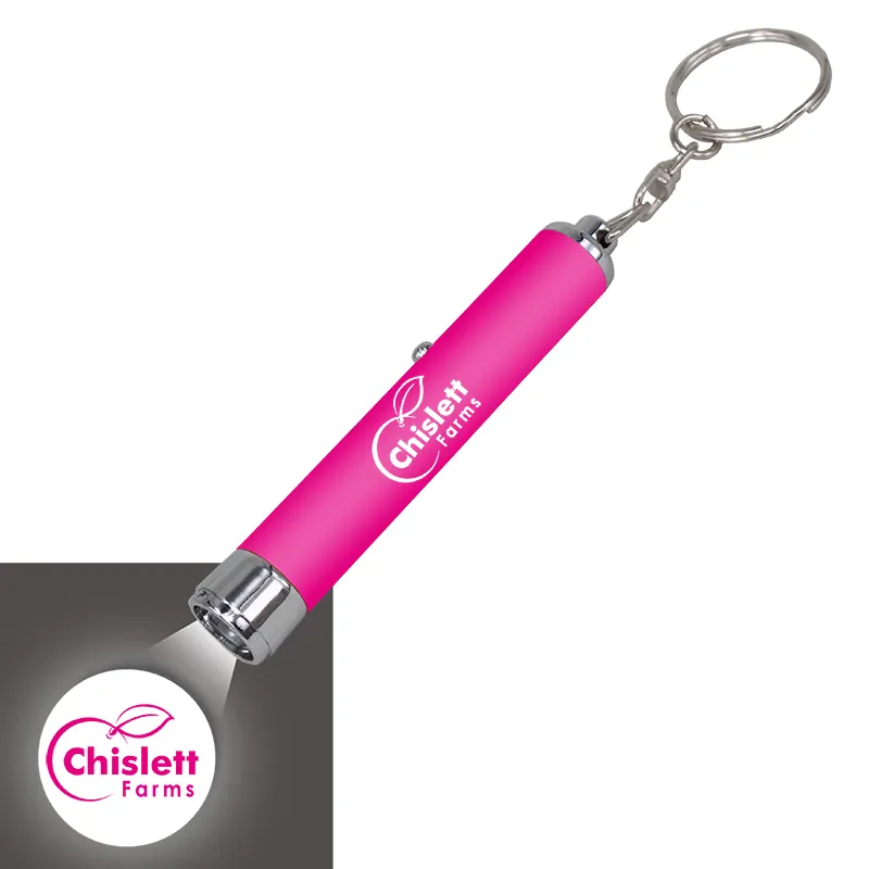 Custom key chain logo car door lights logo projector toy for kids key chain torch projector