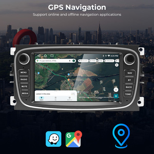 เครื่องเล่นมัลติมีเดีย Android 14 รุ่นที่ดีที่สุด รองรับ GPS WiFi Carplay สำหรับรถยนต์ Ford Focus 2 ปี 2008-2011 S-Max Mondeo Galaxy C-Max วิทยุติดรถยนต์ - Product Image 2