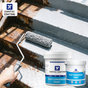 Peinture de conversion de la rouille à base d'eau, peinture métallisée 2 en 1, résistante aux intempéries, peinture de rénovation pour tuiles en acier coloré - Product Image 1