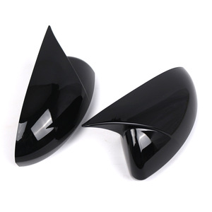 Cubierta de Espejo Retrovisor para Renault Megane Mk4, Material ABS, Cinta Adhesiva 3M, Juego Completo, Forma de Cuerno, Negro - Product Image 2