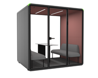 Cabine de chant insonorisée modulaire, studio musical acoustique intérieur, cabine de travail, cabine de réunion extérieure