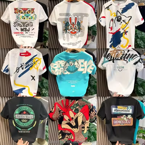 เสื้อยืดแบบสวมหัวคอทรงหลวมแบบลำลองเสื้อ<span class=keywords><strong>100</strong></span>% แบบลำลองสำหรับผู้ชายใหม่ฤดูร้อน2025 - Product Image 1