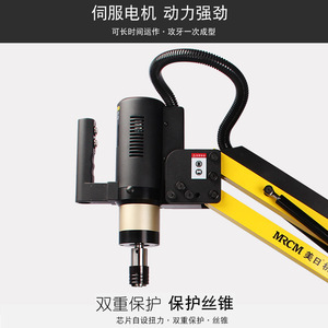 เครื่องต๊าปเกลียวไฟฟ้า Mr-Ds16 รุ่น M3-M30 แบบ CNC แนวตั้ง อเนกประสงค์ แขนโยกอัตโนมัติ สำหรับขึ้นรูปโลหะ 220V 600W - Product Image 3