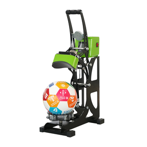 Presse à chaud 2-en-1 à ouverture automatique pour ballons - Sublimation de ballons de <span class=keywords><strong>football</strong></span>, de tennis, de soccer et de volley-ball - Product Image 1