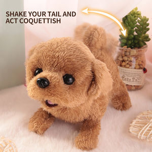 ぬいぐるみきしむぬいぐるみ幼児のための漫画のおもちゃ電気ウォーキング素敵な電子ぬいぐるみミュージカルシェイクアニマルユニセックス - Product Image 3