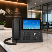 Teléfono IP Inteligente Fanvil X7A con Android 9, Pantalla Táctil de 7 Pulgadas, 112 Teclas DSS, Videollamada, Wi-Fi, Gigabit, PoE, Teléfono VoIP SIP Empresarial