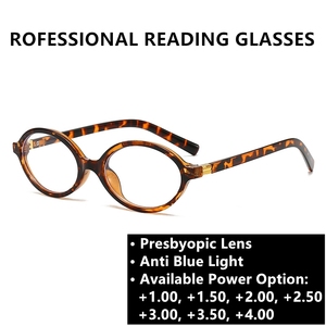 <span class=keywords><strong>Gafas</strong></span> De Lectura para mujer Ellipse pequeño marrón Floral Lentes De Lectura Optical Girls <span class=keywords><strong>presbicia</strong></span> <span class=keywords><strong>filtro</strong></span> De luz <span class=keywords><strong>azul</strong></span> + 1,00 + 1,50 - Product Image 4