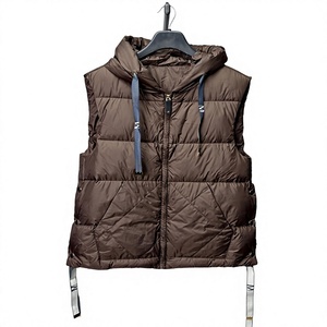 Gilet matelassé unisexe d'extérieur, veste sans manches chaude pour l'hiver, gilet léger rembourré, vente en gros - Product Image 1