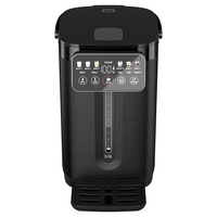 Bouilloire électrique sans fil thermostatée 6,8 L, intérieur en acier inoxydable, contrôle numérique, base rotative à 360°, 220V, usage domestique