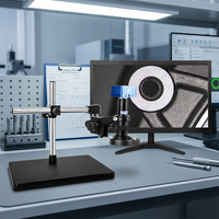 MSD411-4KV2-22 Industrial Inspection Microscope with 22" Display and Camera m for Metal Parts, Hardware and PCB Quality Control