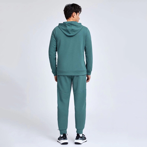 2025 नवीनतम फुटबॉल ट्रैकसूट खेल खिलाड़ी क्लब टीम ब्लैक 52% कपास + 48% नायलॉन सॉकर वर्दी गर्म ट्रैकसूट - Product Image 5