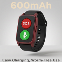 Dispositivos de Rastreo GPS SOS 4G al por Mayor, Novedad 2026, con Detección de Caídas para Pacientes con Alzheimer y Personas Mayores, Botón de Emergencia SOS, Plástico
