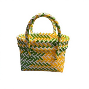 2026 Hot Selling Modern Mini Beach Outdoor Kids Waterproof & Eco-Friendly PP Plastic Woven Summer Gifts <b>Basket</b> <b>for</b> Girls - Product Image 4