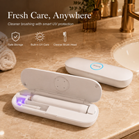 Nouvel Arrivage : Étui Stérilisateur UV Portable Mini pour Brosses à Dents – Stérilisation en 2 Minutes pour une Hygiène Buccale Optimale